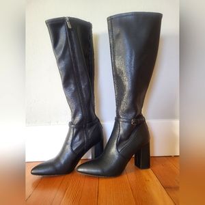 Sarto Knee-high Black Boots